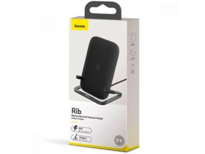 BASEUS Rib Horizontal and Vertical Holder bezdrátová nabíječka, 15W