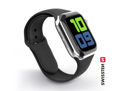SWISSTEN řemínek pro Apple Watch silikonový, šířka 38-40 mm