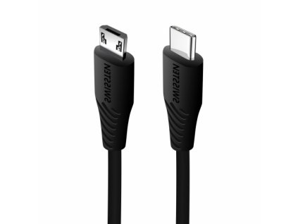 SWISSTEN nabíjecí kabel USB-C / micro USB, délka 0,4 m