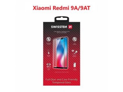 SWISSTEN sklo FULL GLUE case friendly Xiaomi Redmi 9A / 9AT