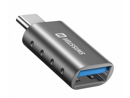 SWISSTEN OTG adaptér/přechodka  USB-C (samec) / USB-A (samice)