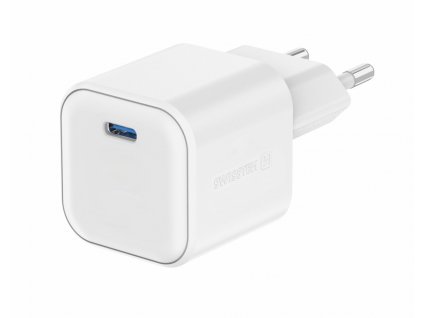 adapter GaN 20W USB C bily 1