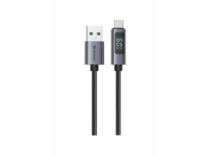 SWISSTEN LCD kabel USB-A / USB-C