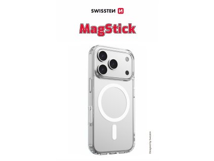 SWISSTEN MagStick Clear Jelly zadní pouzdro na iPhone 17 Pro Max 1