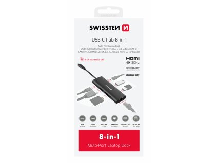 USB C hub 8 in 1 1