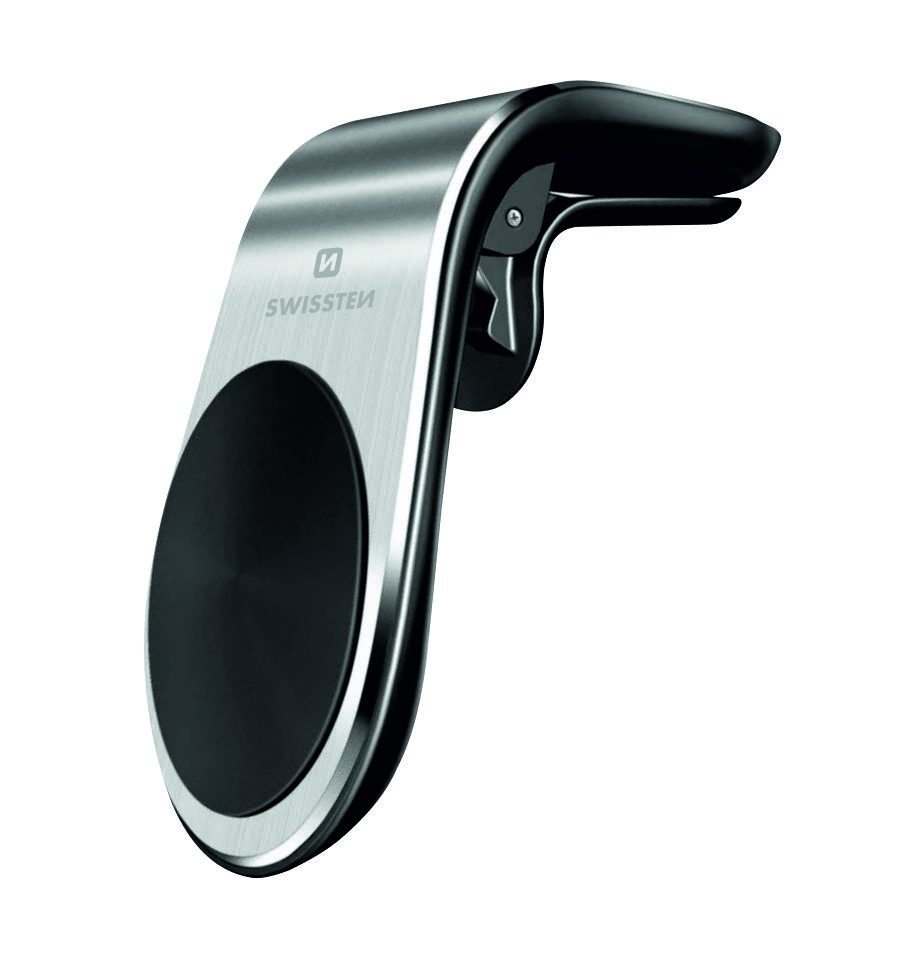 Levně Magnetický držák na mobil do auta Swissten S-Grip Easy Mount Barva: Stříbrná