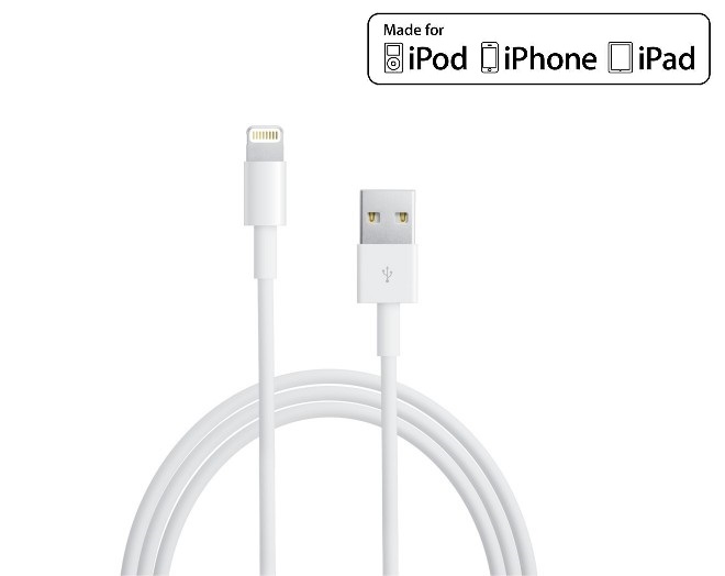 APPLE originální kabel Lightning / USB, 2 m Balení: Bulk (baleno v sáčku)