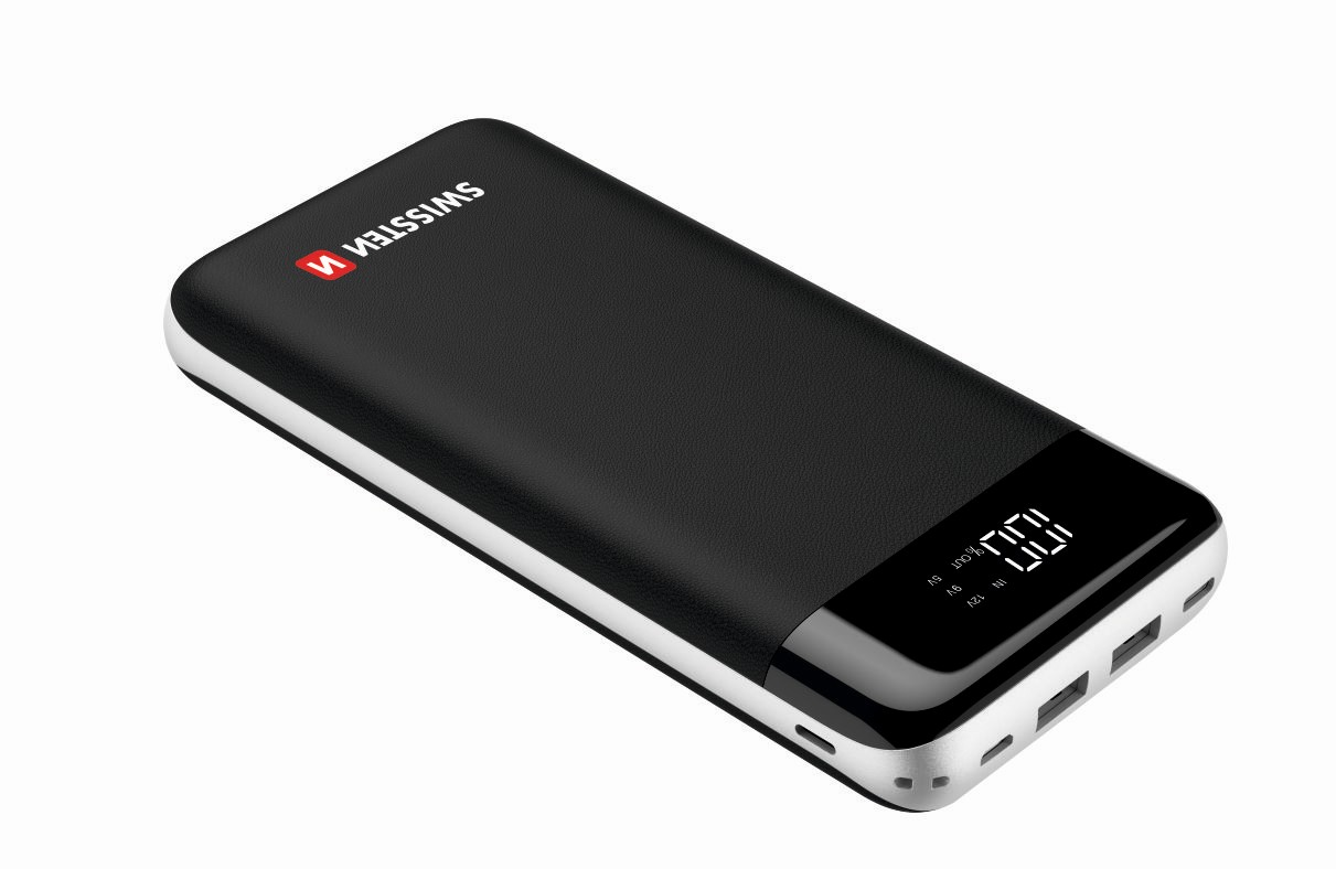 SWISSTEN Black Core powerbanka 30 000 mAh