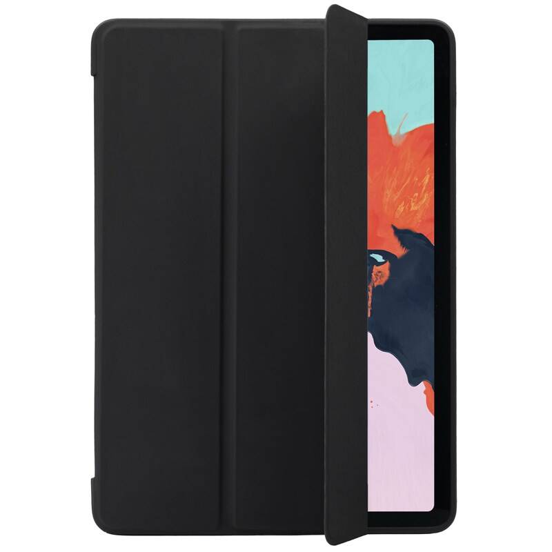 Levně FIXED Padcover pro pouzdro pro Apple iPad (2018)/iPad (2017)/Air, stojánek, podpora Sleep and Wake, černé