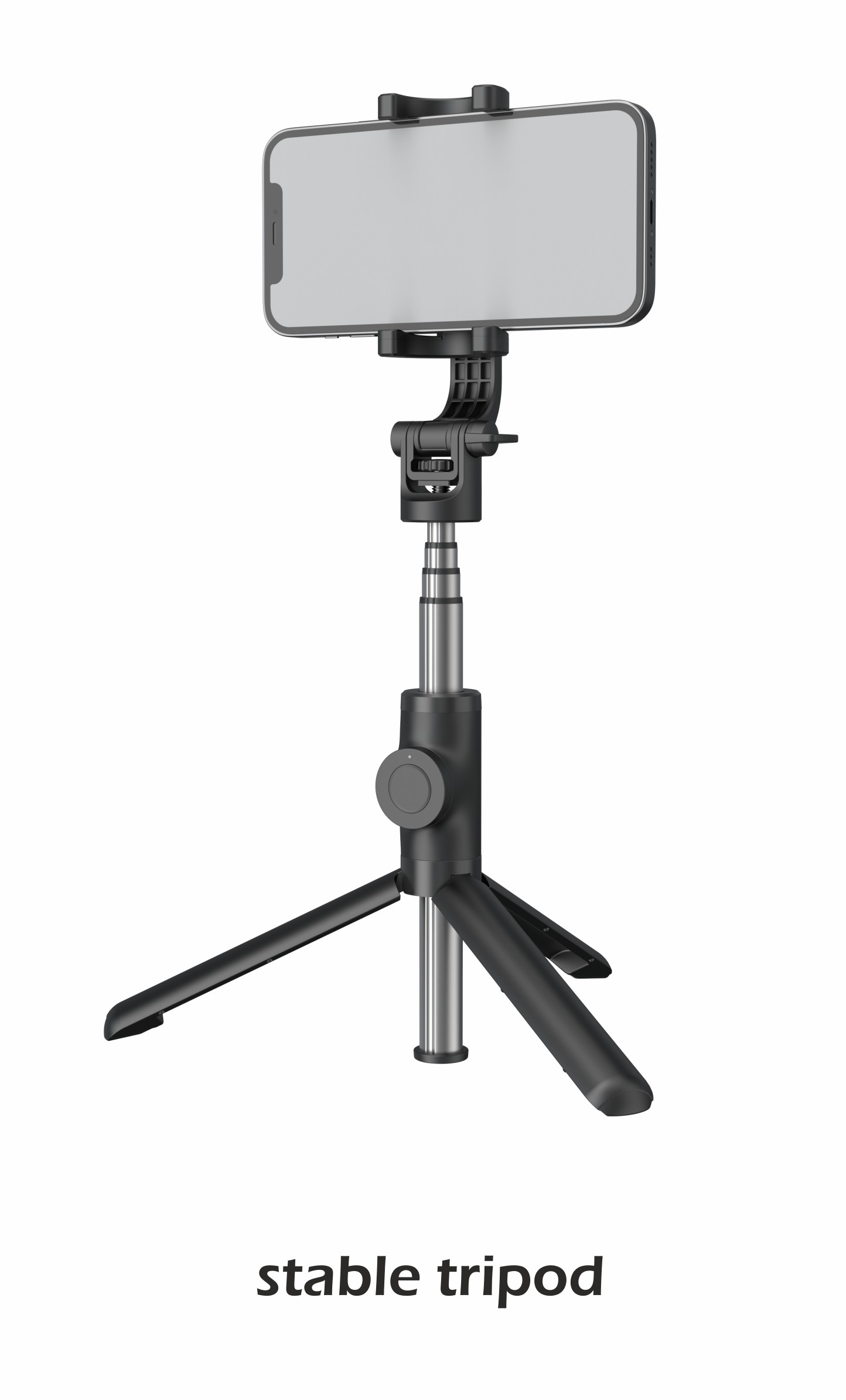 SWISSTEN TRIPOD PRO teleskopická Bluetooth selfie tyč