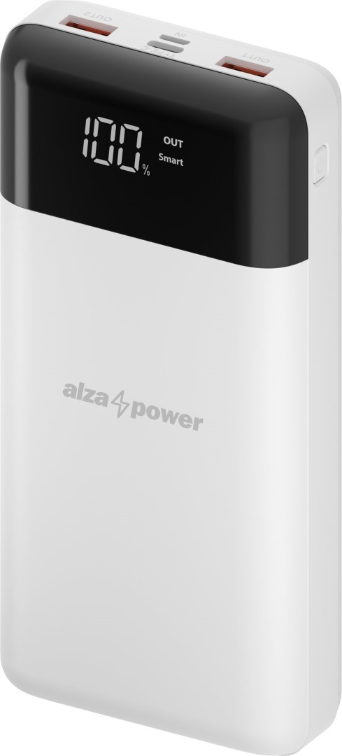 Levně ALZAPOWER Parade powerbanka, Power Delivery, 30 000 mAh, 60 W Barva: Bílá