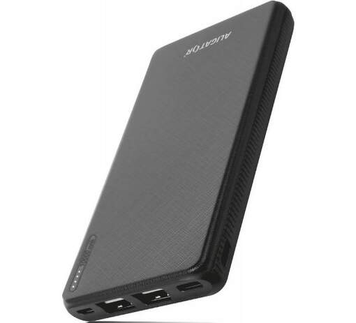 Levně ALIGATOR powerbanka 10 000 mAh Micro USB, USB-C, Lightning