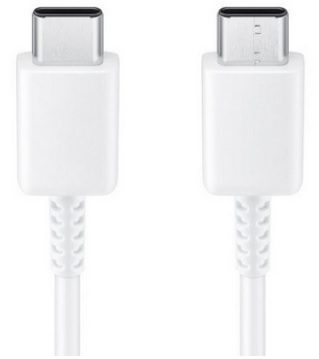 Levně SAMSUNG datový kabel EP-DG980BWE USB-C/USB-C, 1 m, bílý