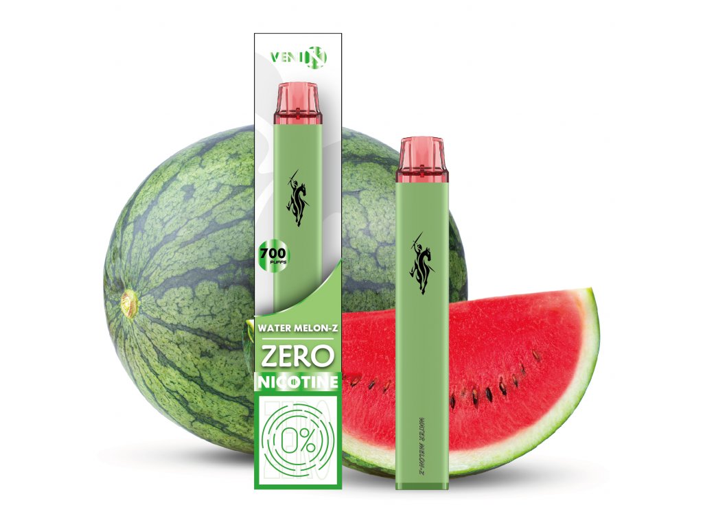 Levně VENIX-Z jednorázová elektronická cigareta bez nikotinu Příchuť: Vodní meloun