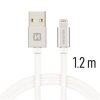 SWISSTEN datový kabel textile USB / lightning 1,2 m
