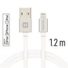 SWISSTEN datový kabel textile USB / lightning MFi 1,2 m
