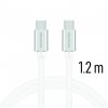 SWISSTEN datový kabel textile USB-C / USB-C 1,2 m