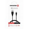 SWISSTEN datový kabel USB / Lightning,  MFi, délka 1,2 m