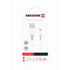 SWISSTEN datový kabel USB / USB-C super charge 5A, 1,5 m