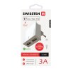 SWISSTEN travel slim nabíječka 2x USB 3 A lightning 1,2 m s MFi