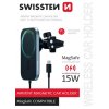 SWISSTEN MagSafe magnetický držák do ventilace s bezdrátovou nabíječkou 15 W