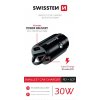 SWISSTEN NANO nabíječka do auta s Power Delivery USB-C + SuperCharge 3.0 30 W