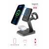 SWISSTEN MagStick bezdrátová nabíječka 3v1, 22,5W, MagSafe, černá