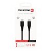 SWISSTEN TPU nabíjecí kabel USB-C / USB-C, délka 0,4 m