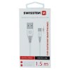 SWISSTEN datový kabel USB-A / micro USB 1,5M (9mm)