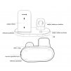 SWISSTEN bezdrátová nabíječka 3v1 s výkonem 15W