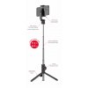 SWISSTEN TRIPOD PRO teleskopická Bluetooth selfie tyč