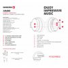 SWISSTEN bluetooth stereo sluchátka JUMBO hnědá/černá