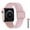 SWISSTEN řemínek pro Apple Watch nylonový, 38 / 40 / 41 mm (Barva růžová (se sponou))