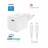 adapter GaN 20W USB C PD a kabel USB C:USB C bily 3