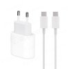 2v1 nabíjecí sada pro Apple zařízení – nabíječka s USB-C + kabel USB-C/USB-C, 20W, bílá