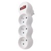 Solight Rozbočka s podpěrou 3x10A vypínač P102 1