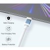 iPEAX TPU kabel USB A:lightning bílý 6