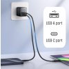 iPEAX GaN Síťová nabíječka 45 W, 1x USB-C a 1x USB-A