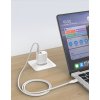 iPEAX TPU Kabel USB-C / USB-C, 1,5 m, 5A, 100W, bílý