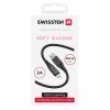Datový kabel soft silicone USB A:lightning 0,4 m 2