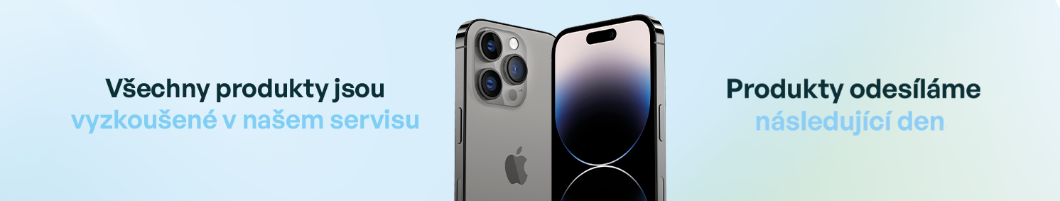 Všechny produkty jsou vyzkoušené v našem servisu