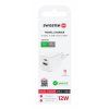 SWISSTEN SÍŤOVÝ ADAPTÉR 12W 1x USB-C + 1x USB-A BÍLÝ