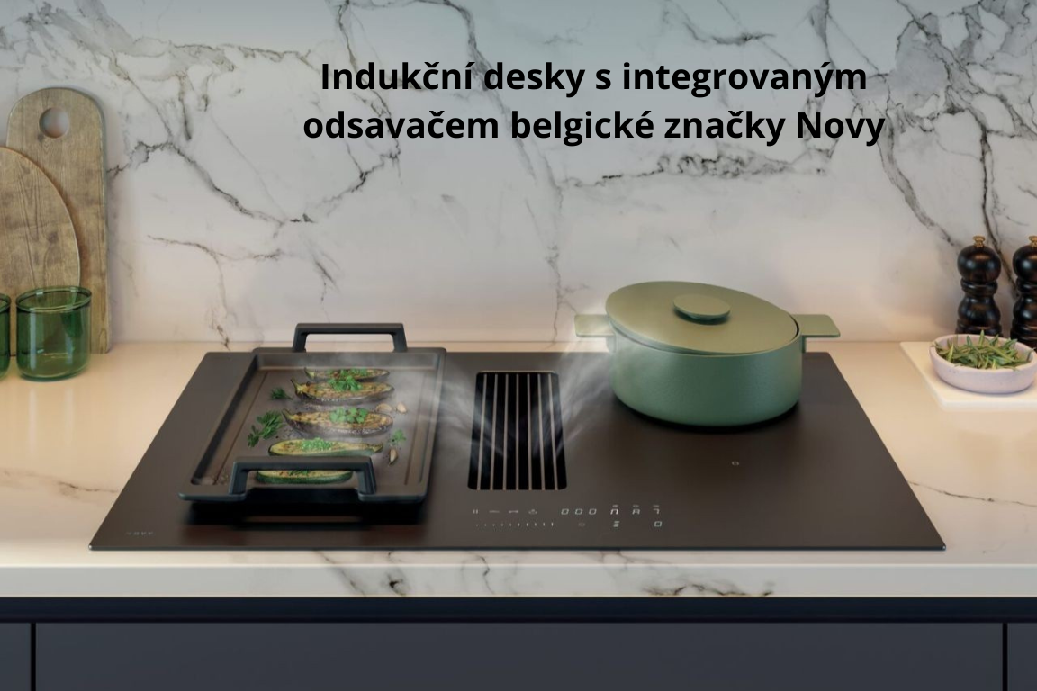 Indukční desky s integrovaným odsavačem
