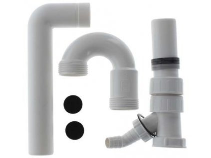 Villeroy and Boch siphon 94060000 operation manuelle, pour poubelle