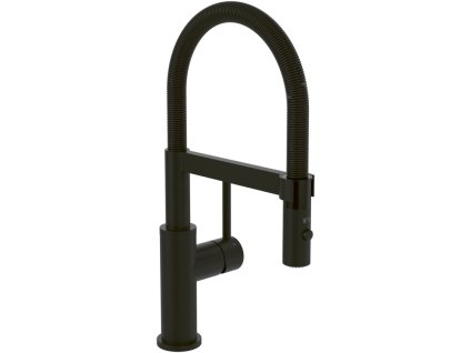 Dřezová baterie Villeroy & Boch Steel Expert Compact Window, 92990006, Matt Black