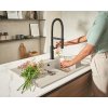 Dřezová baterie Villeroy & Boch Steel Expert Compact, 92730005, antracit