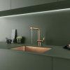 KWC BEVO E Küche Farbadaption brushed copper