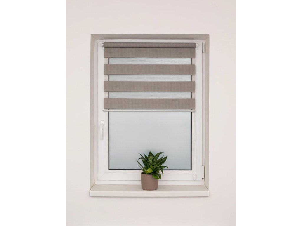 Roleta DEN&NOC šedá n.1806 73x150 cm