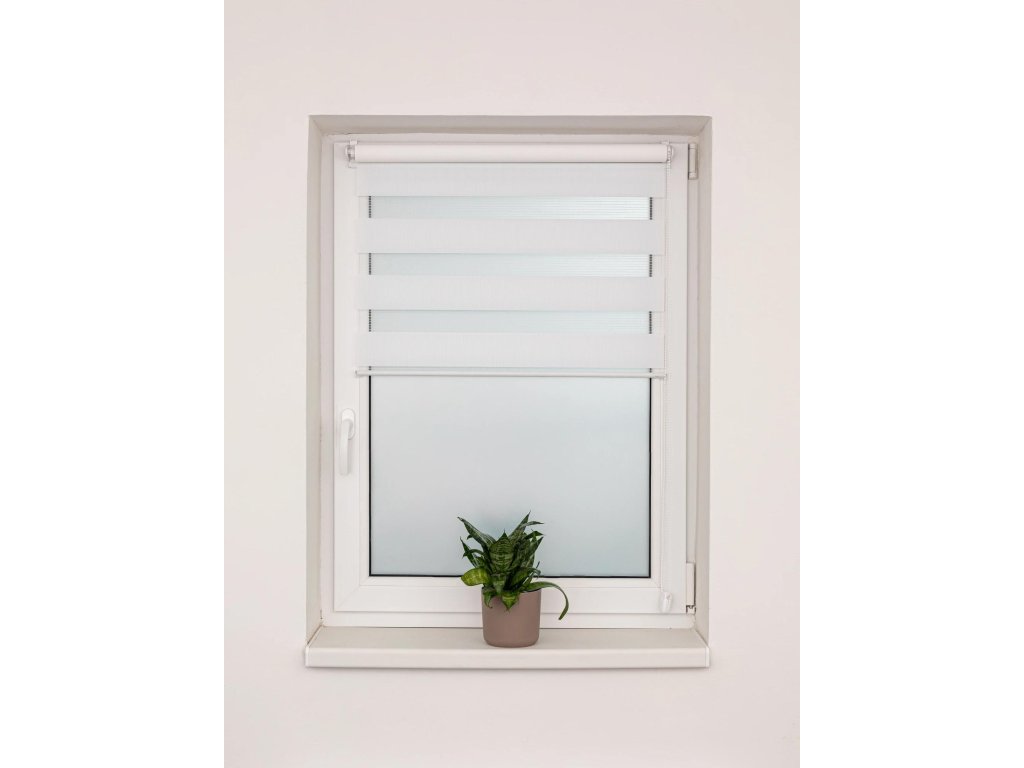 Roleta DEN&NOC bílá n.1301 97x150 cm