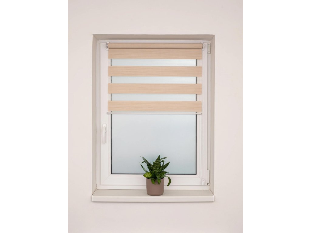 Roleta DEN&NOC Wood světle béžová n.BH3001 68x210 cm